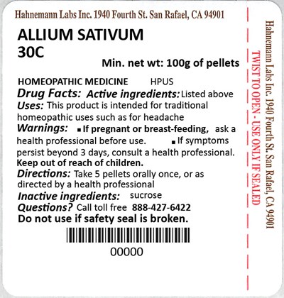 Allium Sativum 30c 100g (Allium Sativum 30c 100g)